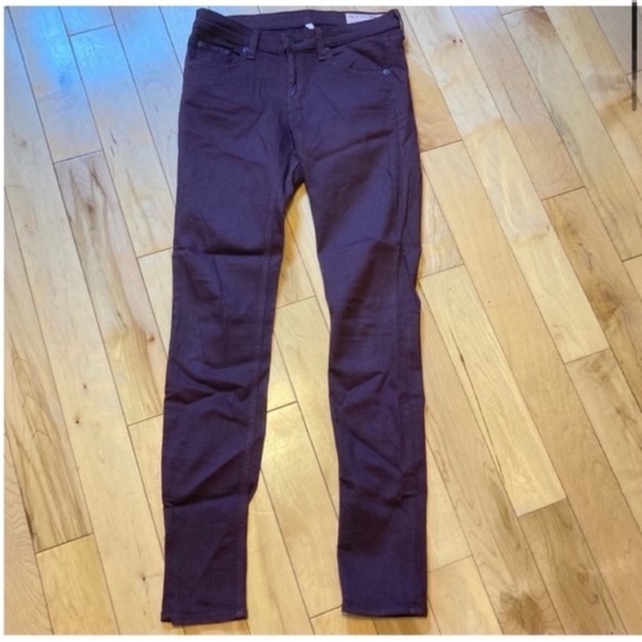 rag & bone Denim - Rag & Bone Skinny Jeans Wine color size 26